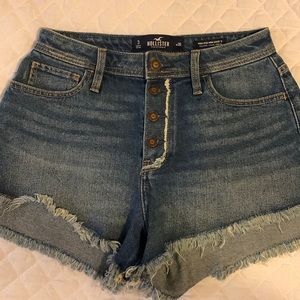 Hollister nice high-rise mom shorts vintage stretch size 3 /w26